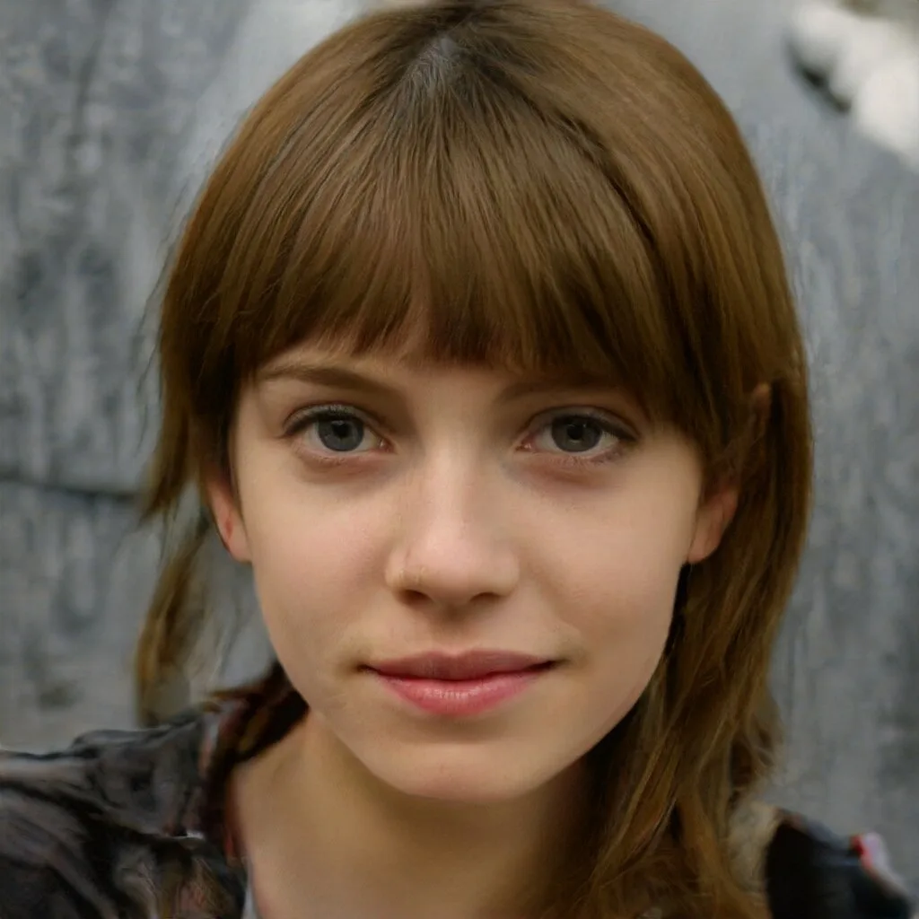 AI UGC example: a photo-realistic synthetic face generated by StyleGAN, used to illustrate AI-generated creators